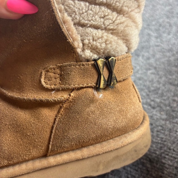 UGG Women’s Adria Short/Ankle Chestnut Brown Suede Boots size: 9 - Picture 8 of 10